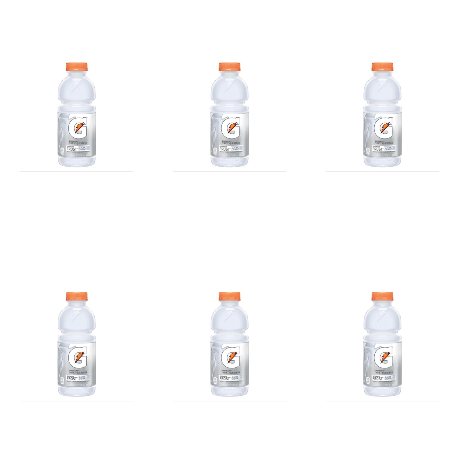 Gatorade Glacier Cherry - 591ml [Canadian] - Pack of 6 - Canadian Import